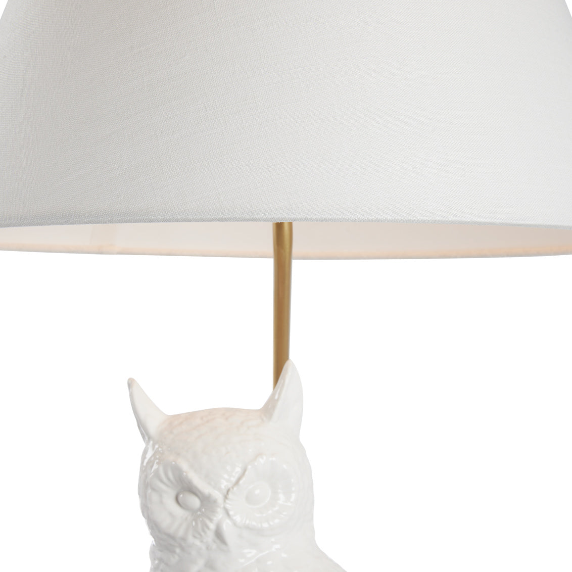 Hoot Ceramic Owl Table Lamp