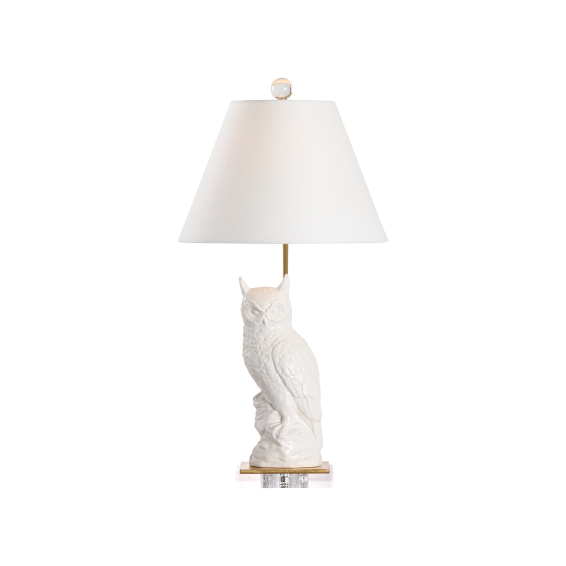 Hoot Ceramic Owl Table Lamp