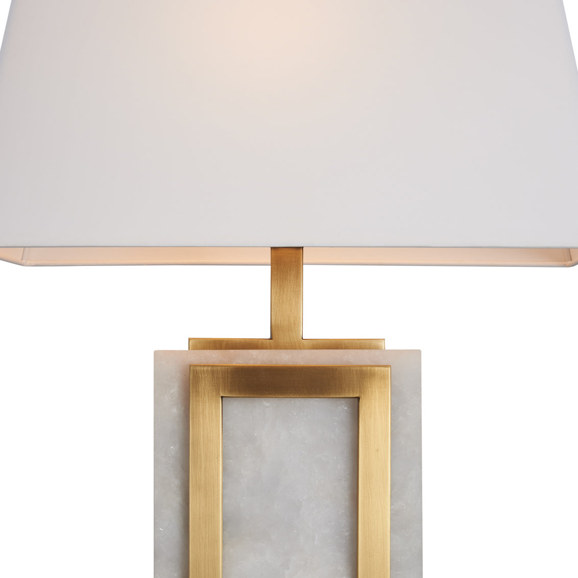 Hopewell Alabaster White Table Lamp