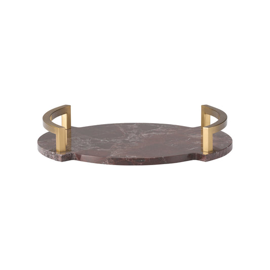 Hopkins Maroon Marble Tray