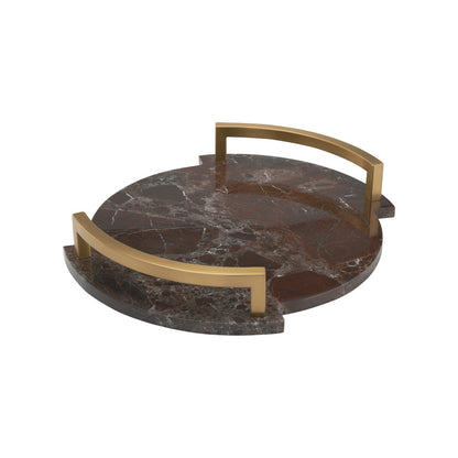 Hopkins Maroon Marble Tray