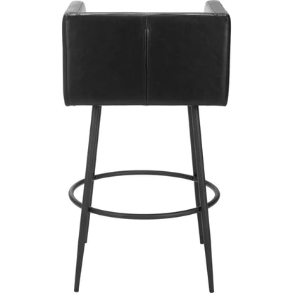 Horbat Barstool (Set of 2) Black - LOOMLAN - Zuo Modern - Bar Stools