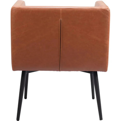 Horbat Leather Dining Chair - LOOMLAN - Zuo Modern - Dining Chairs
