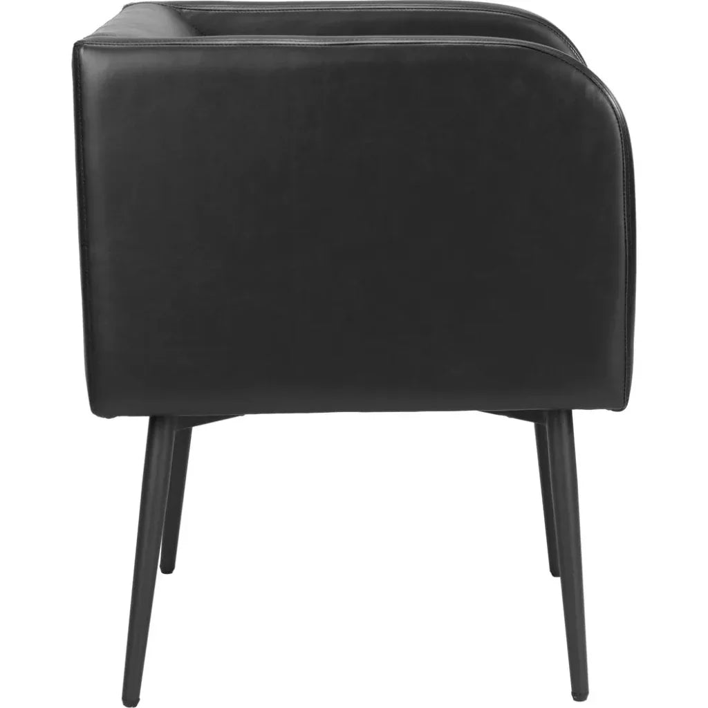 Horbat Leather Dining Chair - LOOMLAN - Zuo Modern - Dining Chairs