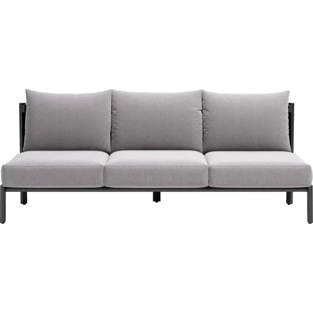 Horizon Gray Sofa - LOOMLAN - Zuo Modern - Outdoor Sofas & Loveseats