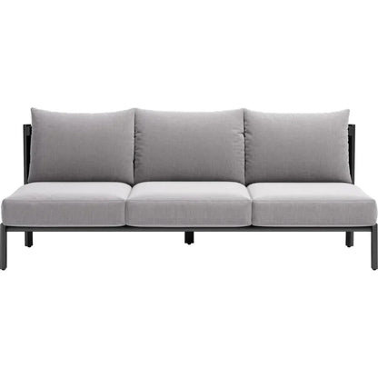 Horizon Gray Sofa - LOOMLAN - Zuo Modern - Outdoor Sofas & Loveseats