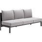 Horizon Gray Sofa - LOOMLAN - Zuo Modern - Outdoor Sofas & Loveseats