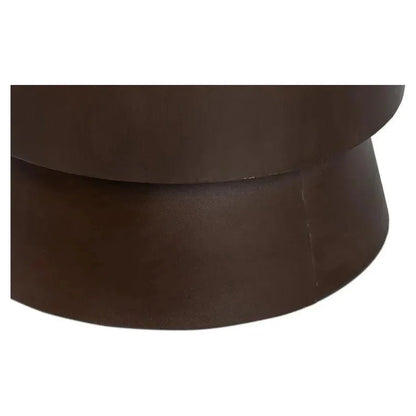 Horizon Metal Gold Round End Table - LOOMLAN - Side Tables