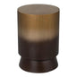 Horizon Metal Gold Round End Table - LOOMLAN - Side Tables