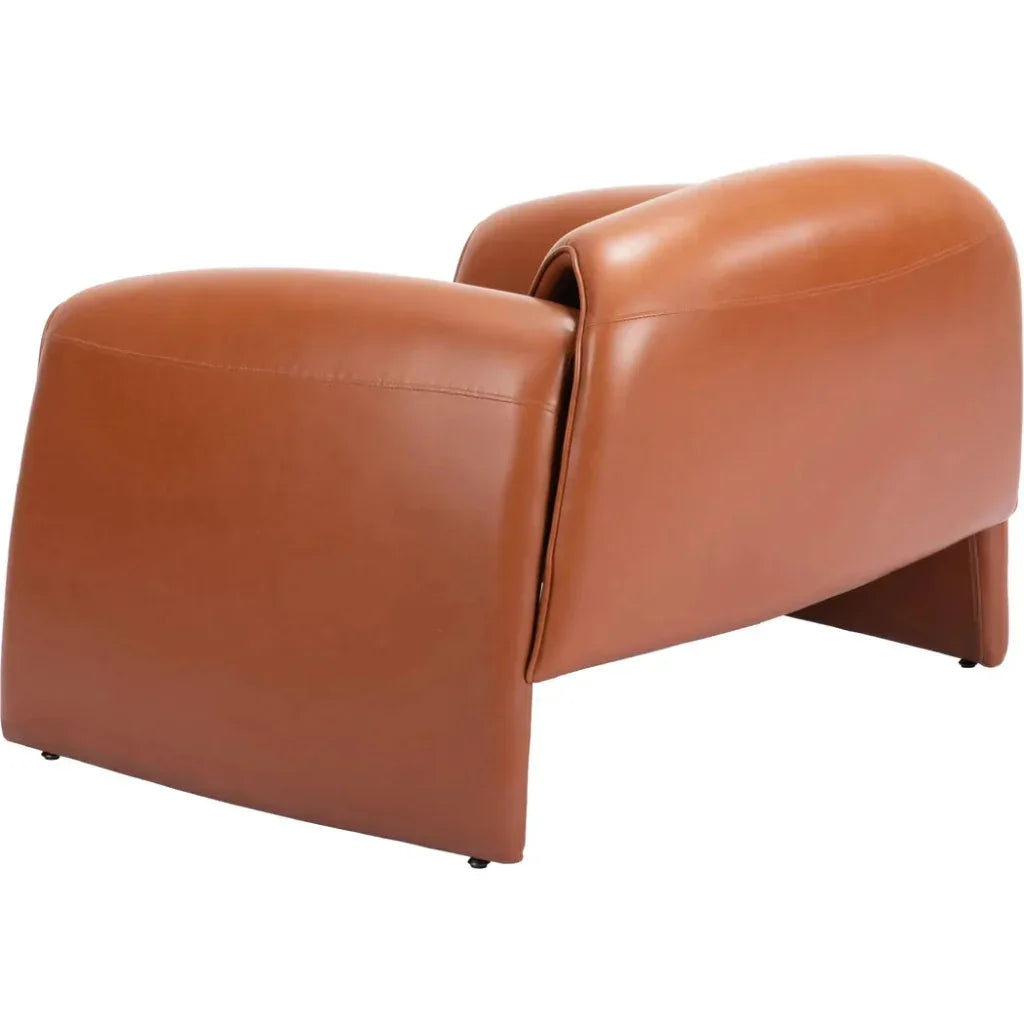 Horten Accent Chair Brown - LOOMLAN - Zuo Modern - Accent Chairs