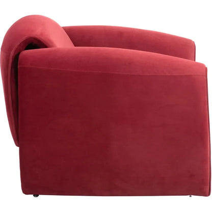 Horten Accent Chair Red - LOOMLAN - Zuo Modern - Accent Chairs