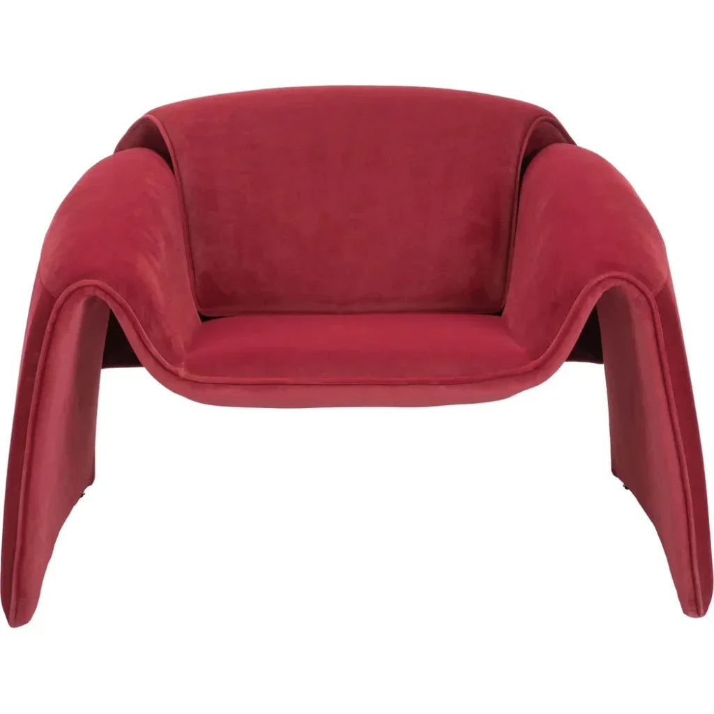 Horten Accent Chair Red - LOOMLAN - Zuo Modern - Accent Chairs