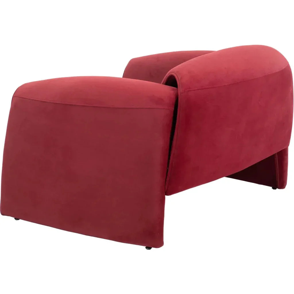 Horten Accent Chair Red - LOOMLAN - Zuo Modern - Accent Chairs