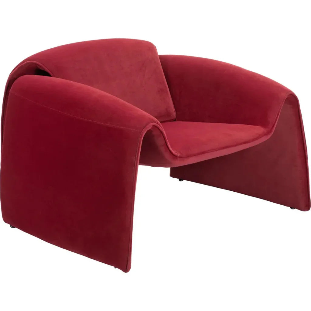 Horten Accent Chair Red - LOOMLAN - Zuo Modern - Accent Chairs