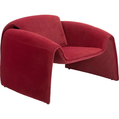 Horten Accent Chair Red - LOOMLAN - Zuo Modern - Accent Chairs