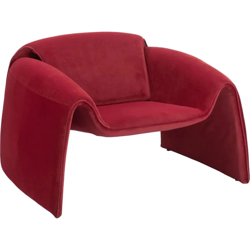 Horten Accent Chair Red - LOOMLAN - Zuo Modern - Accent Chairs
