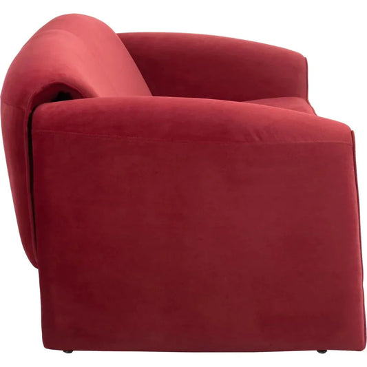 Horten Sofa Red - LOOMLAN - Zuo Modern - Sofas & Loveseats