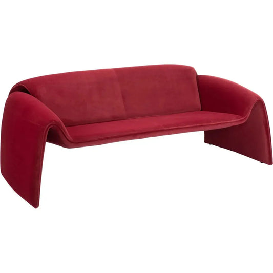 Horten Sofa Red - LOOMLAN - Zuo Modern - Sofas & Loveseats