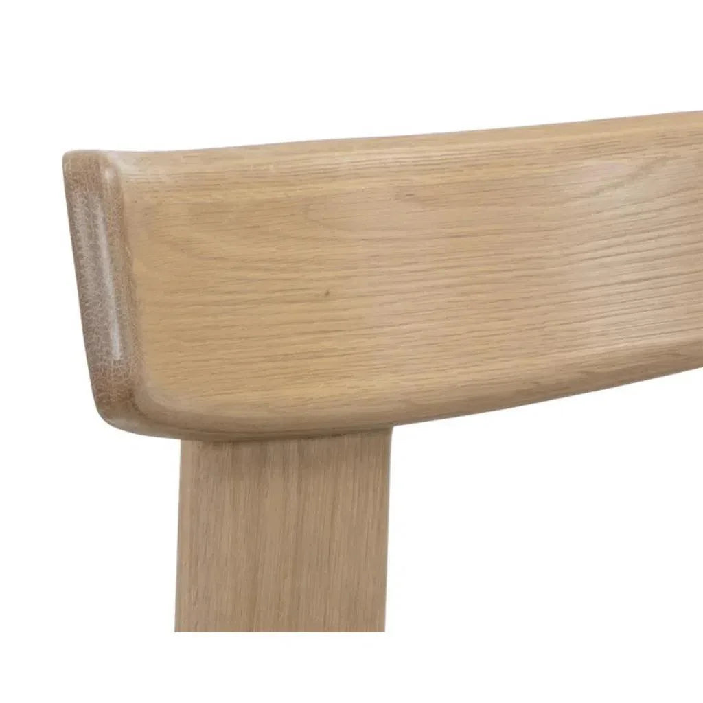 Horton Leather Armless Dining Chair 2PC - LOOMLAN - SUNPAN - Dining Chairs