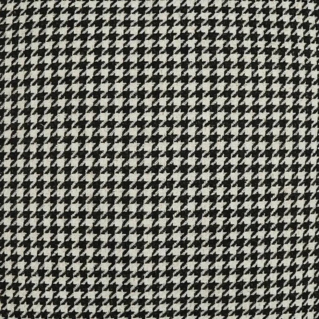 Houndstooth Black Throw Pillow With Insert - LOOMLAN - D.V. Kap - Throw Pillows