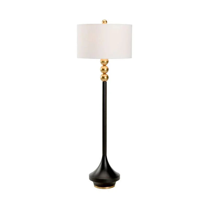 Hove Matte Black Finish Floor Lamp-Floor Lamps-Chelsea House-LOOMLAN