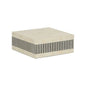 Howell Striped White Box - LOOMLAN - Chelsea House - Boxes & Bowls
