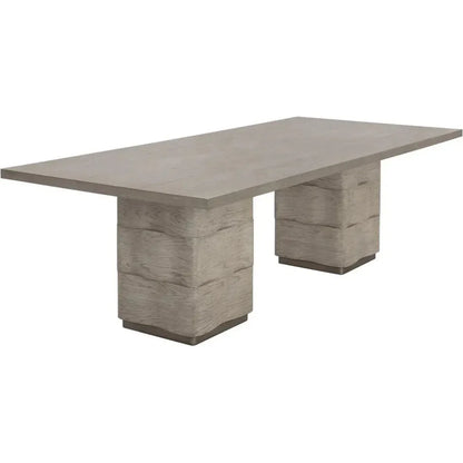 Hoyos Dining Table 100" Contemporary Wood-Dining Tables-SUNPAN-LOOMLAN