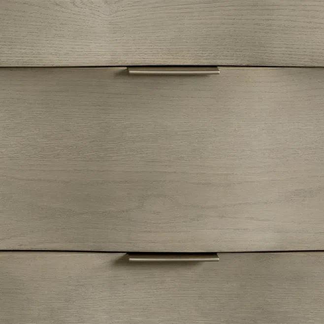 Hoyos Dresser Poplar Wood With Brass Handles - LOOMLAN - SUNPAN - Dressers