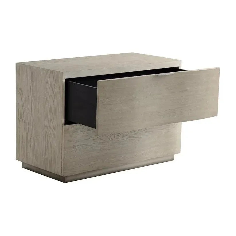 Hoyos Nightstand Soft Closing Drawers Handles - LOOMLAN - SUNPAN - Nightstands