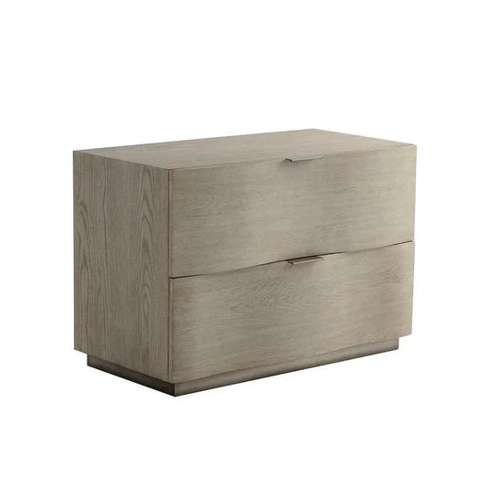 Hoyos Nightstand Soft Closing Drawers Handles - LOOMLAN - SUNPAN - Nightstands