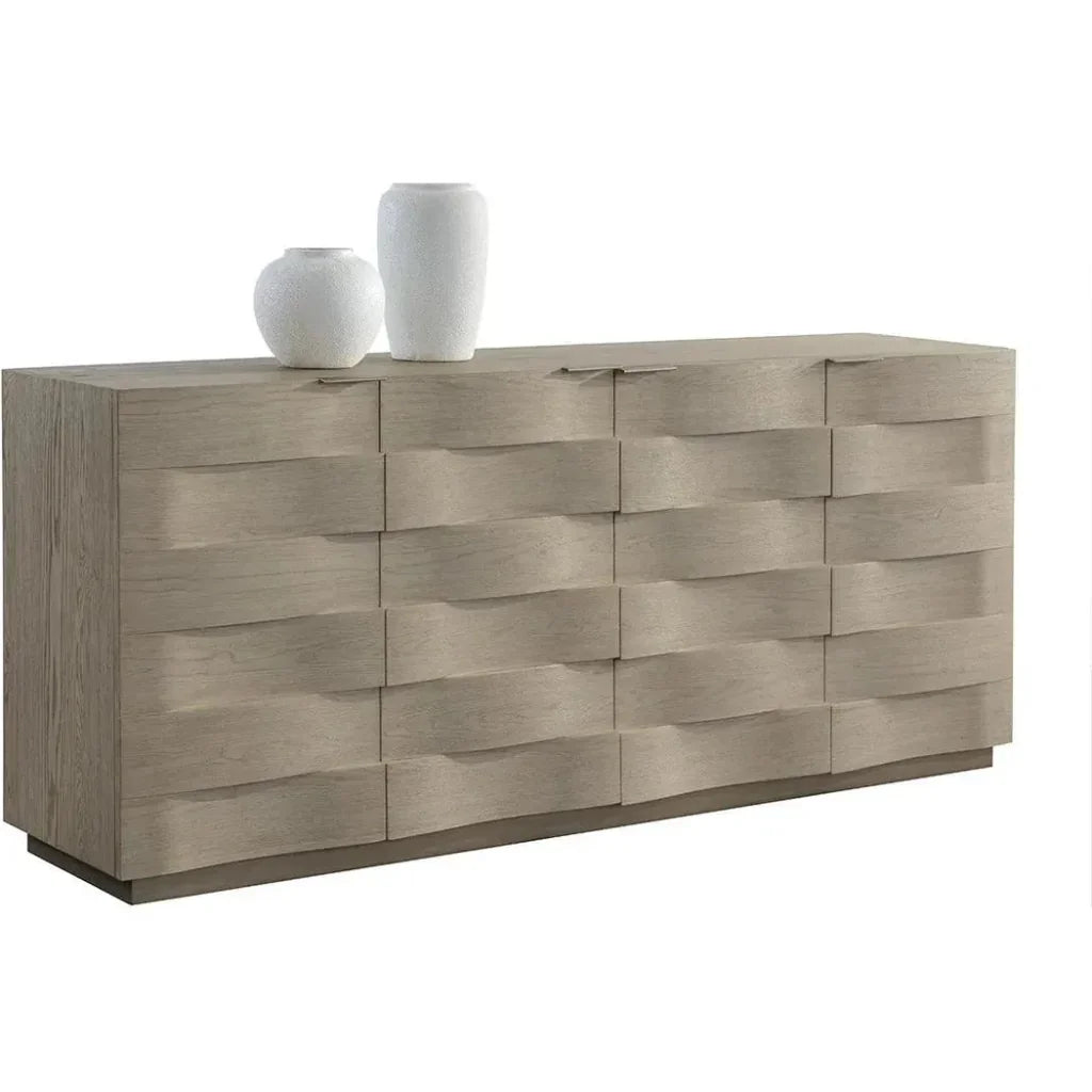 Hoyos Sideboard Soft Closing Drawers Handles - LOOMLAN - SUNPAN - Sideboards