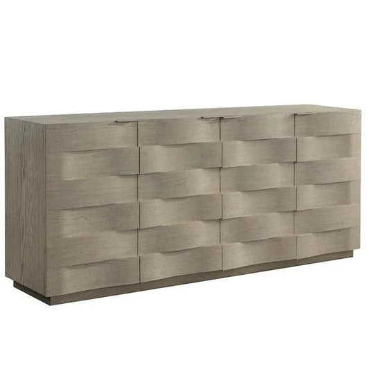 Hoyos Sideboard Soft Closing Drawers Handles - LOOMLAN - SUNPAN - Sideboards