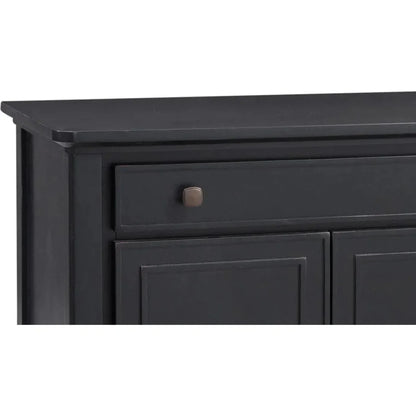 Hudson Wood Black Server - LOOMLAN - Bassett Mirror - Sideboards