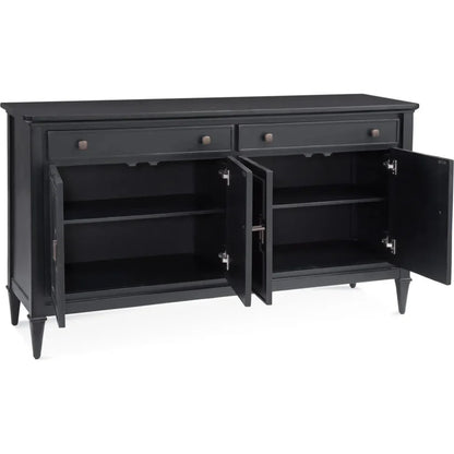 Hudson Wood Black Server - LOOMLAN - Bassett Mirror - Sideboards