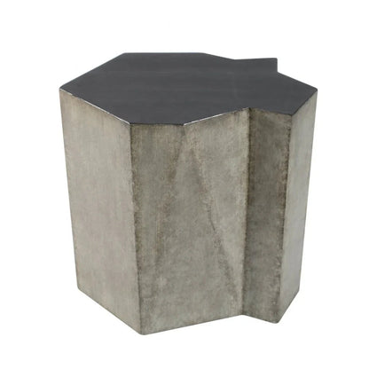 Hudson Wooden Geometric Side Table - LOOMLAN - Peninsula Home - Side Tables