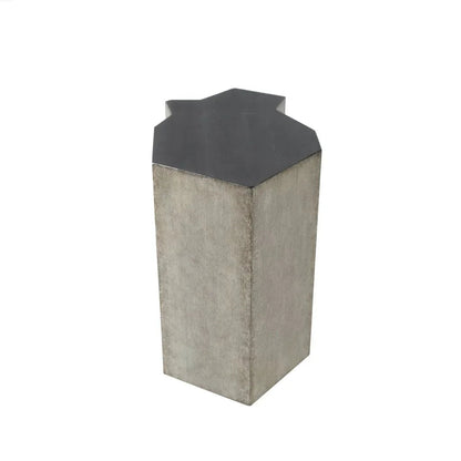 Hudson Wooden Geometric Side Table - LOOMLAN - Peninsula Home - Side Tables