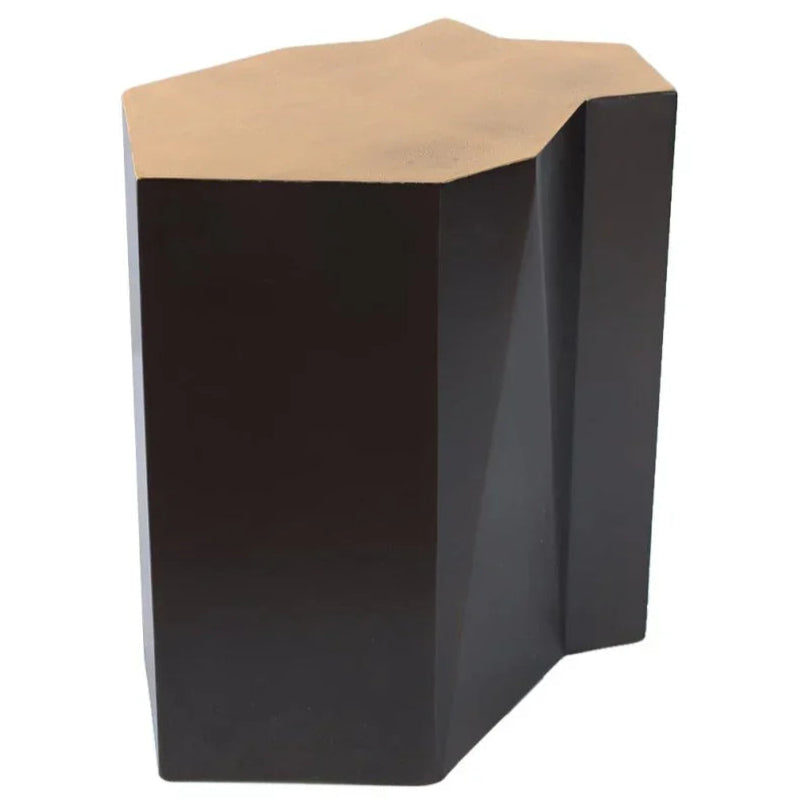 Hudson Wooden Geometric Side Table - LOOMLAN - Peninsula Home - Side Tables