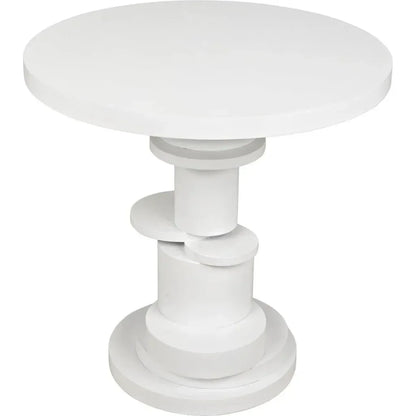 Hugo Round Wood Side Table