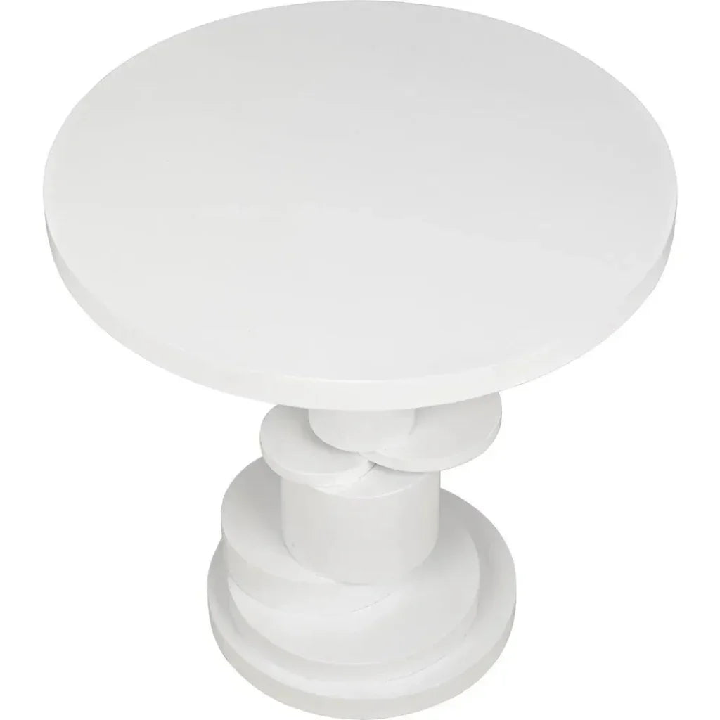 Hugo Round Wood Side Table