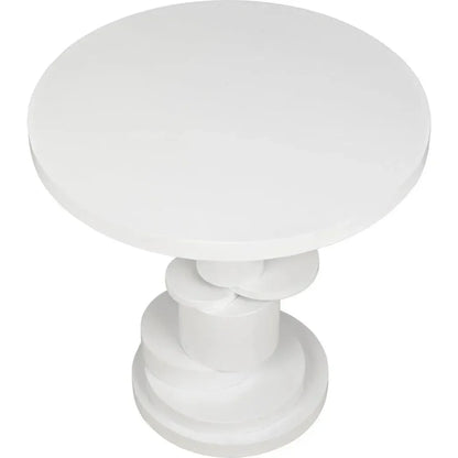 Hugo Round Wood Side Table