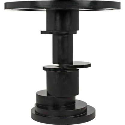 Hugo Round Wood Side Table