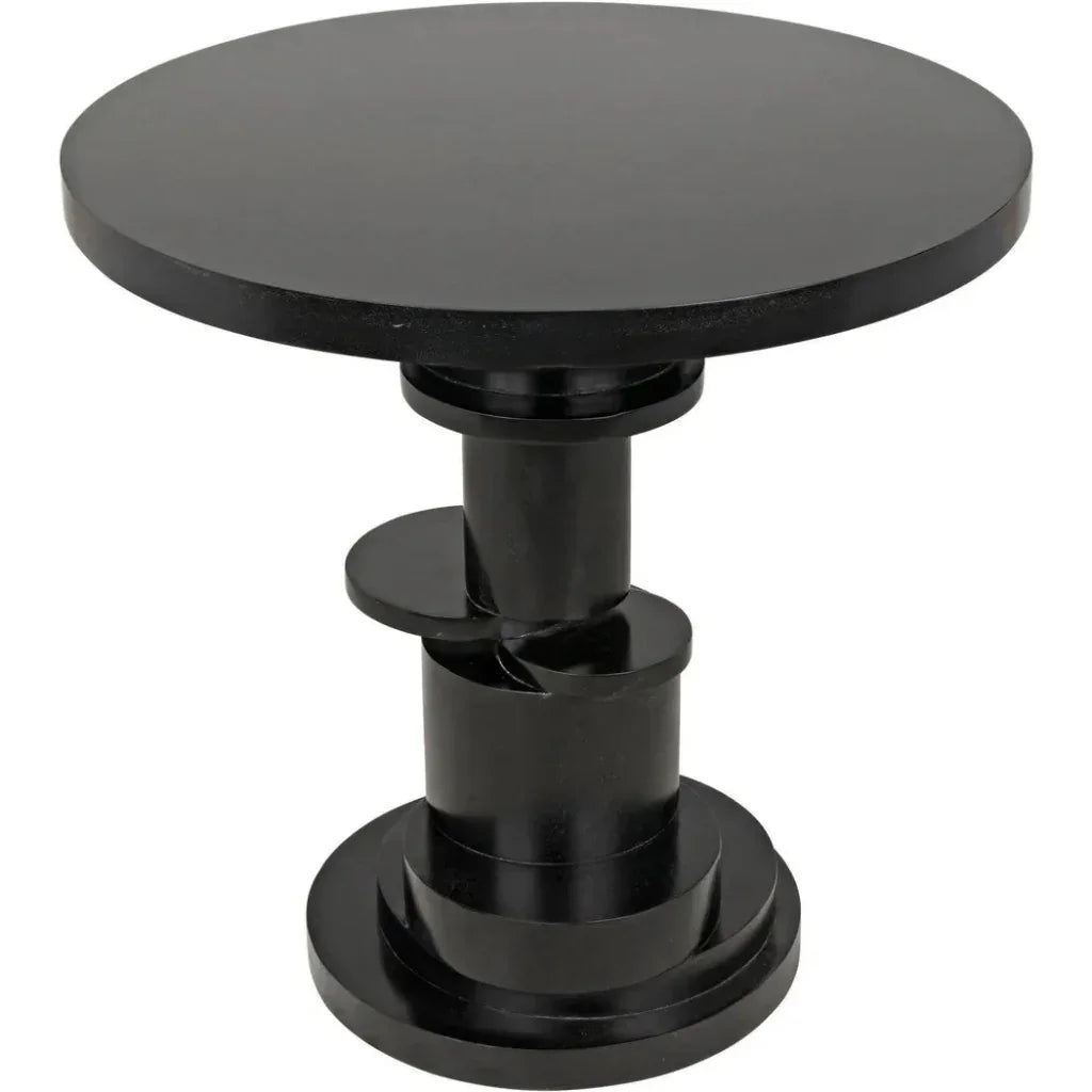 Hugo Round Wood Side Table