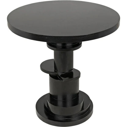 Hugo Round Wood Side Table
