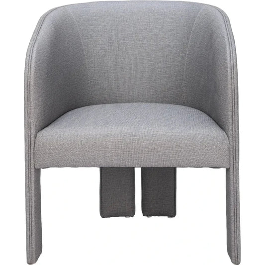 Hull Slate Gray Accent Arm Chair - LOOMLAN - Zuo Modern - Accent Chairs