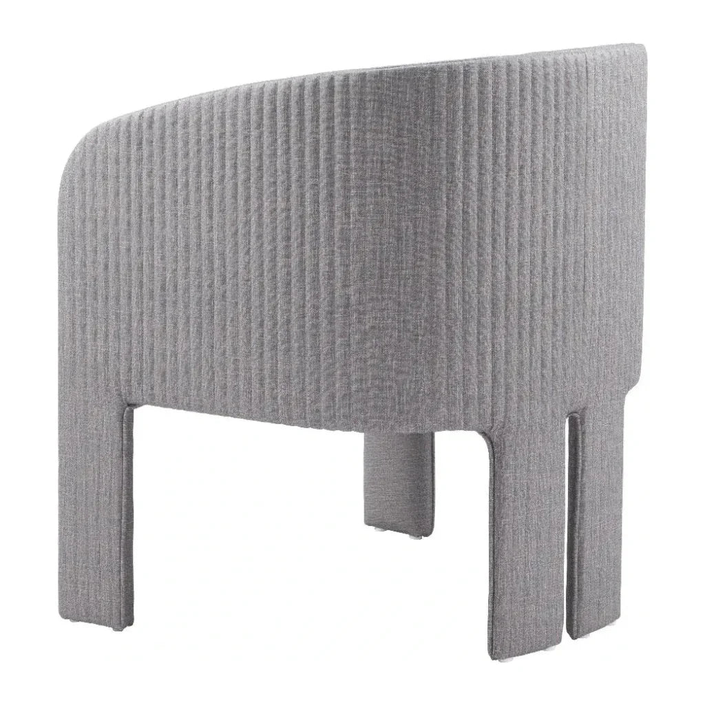 Hull Slate Gray Accent Arm Chair - LOOMLAN - Zuo Modern - Accent Chairs