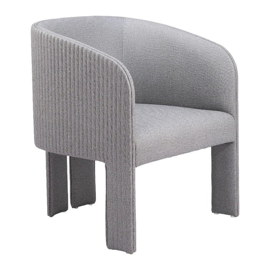 Hull Slate Gray Accent Arm Chair - LOOMLAN - Zuo Modern - Accent Chairs