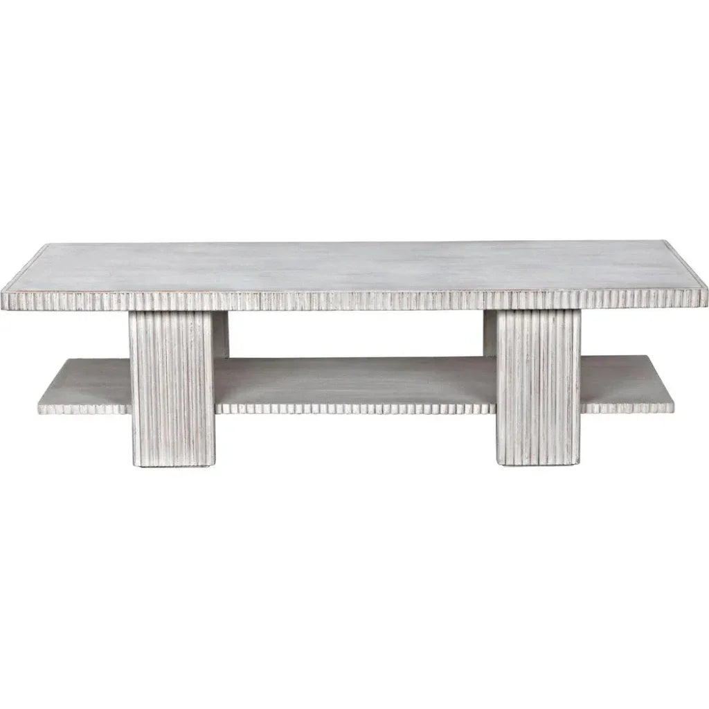 Humphrey Coffee Table, White Wash - LOOMLAN - Noir - Coffee Tables