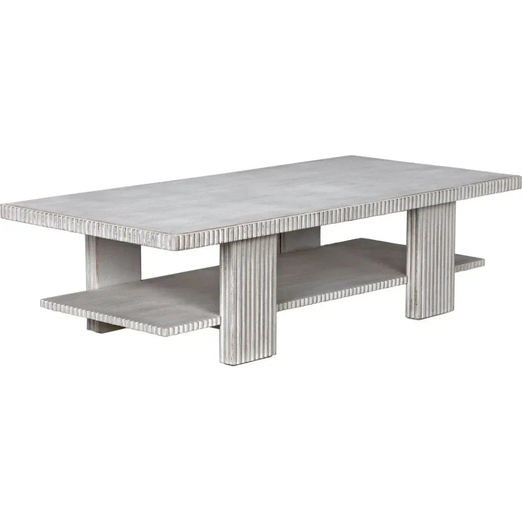 Humphrey Coffee Table, White Wash - LOOMLAN - Noir - Coffee Tables