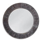 Hunter MDF Brown Round Mirror-Floor Mirrors-Bassett Mirror-LOOMLAN