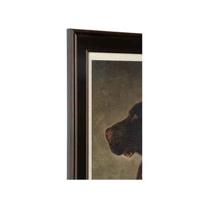 Hunting Dog Black Framed Artwork-Framed Wall Art-Chelsea House-LOOMLAN